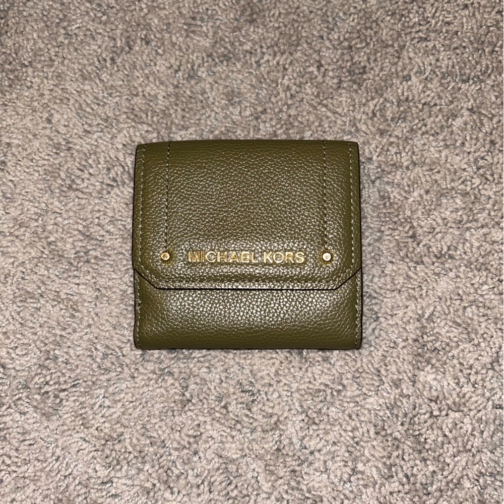 Michael Kors Olive Green Wallet